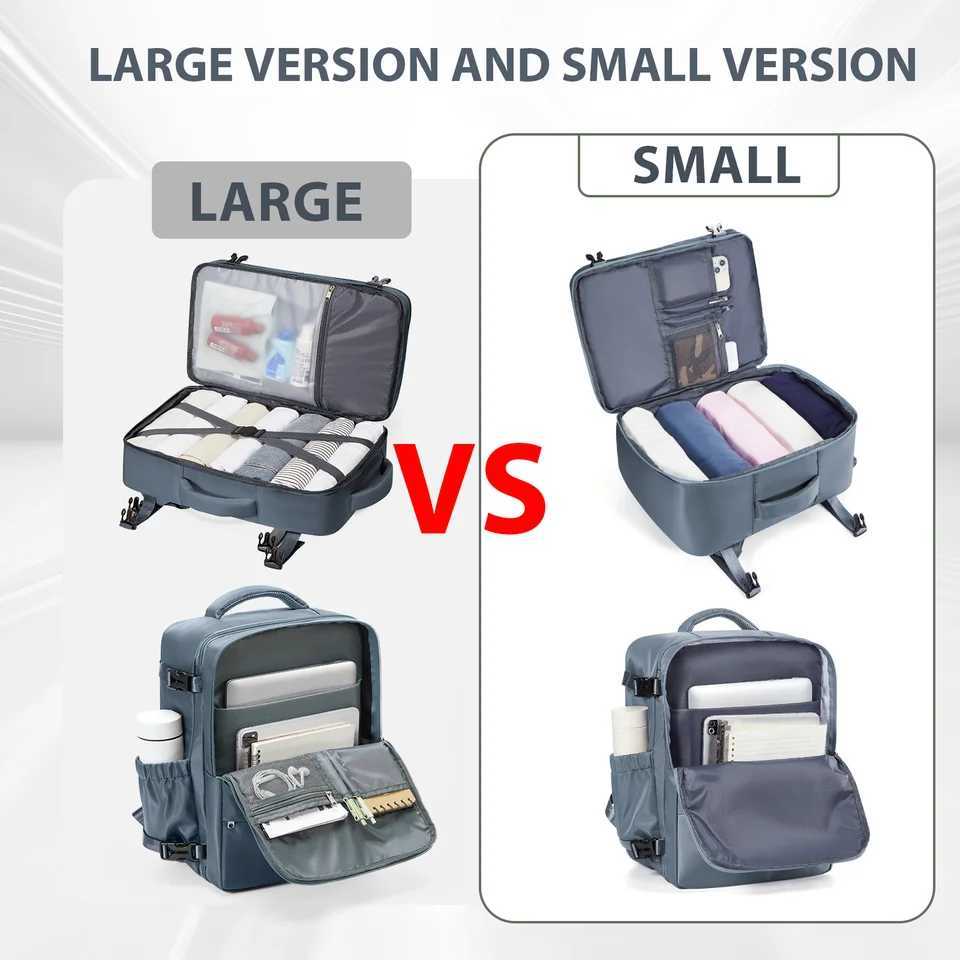 Ryanair 40x30x20 Travel Backpack Cabin Airplane Easyjet 45x36x20 Suitcases Waterproof Backpack Laptop Packbag Cabin Luggage Bag W251025