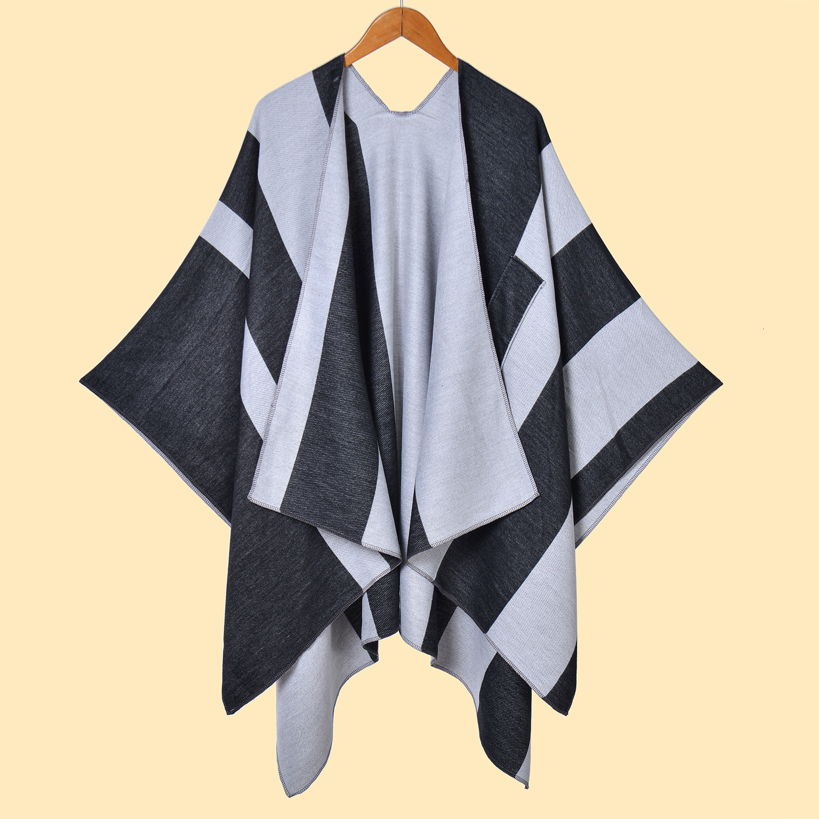 Simple Womens TieSlit Shawl for Spring and Autumn Travel Photography Warm Outdoor Cape Hot Sale New