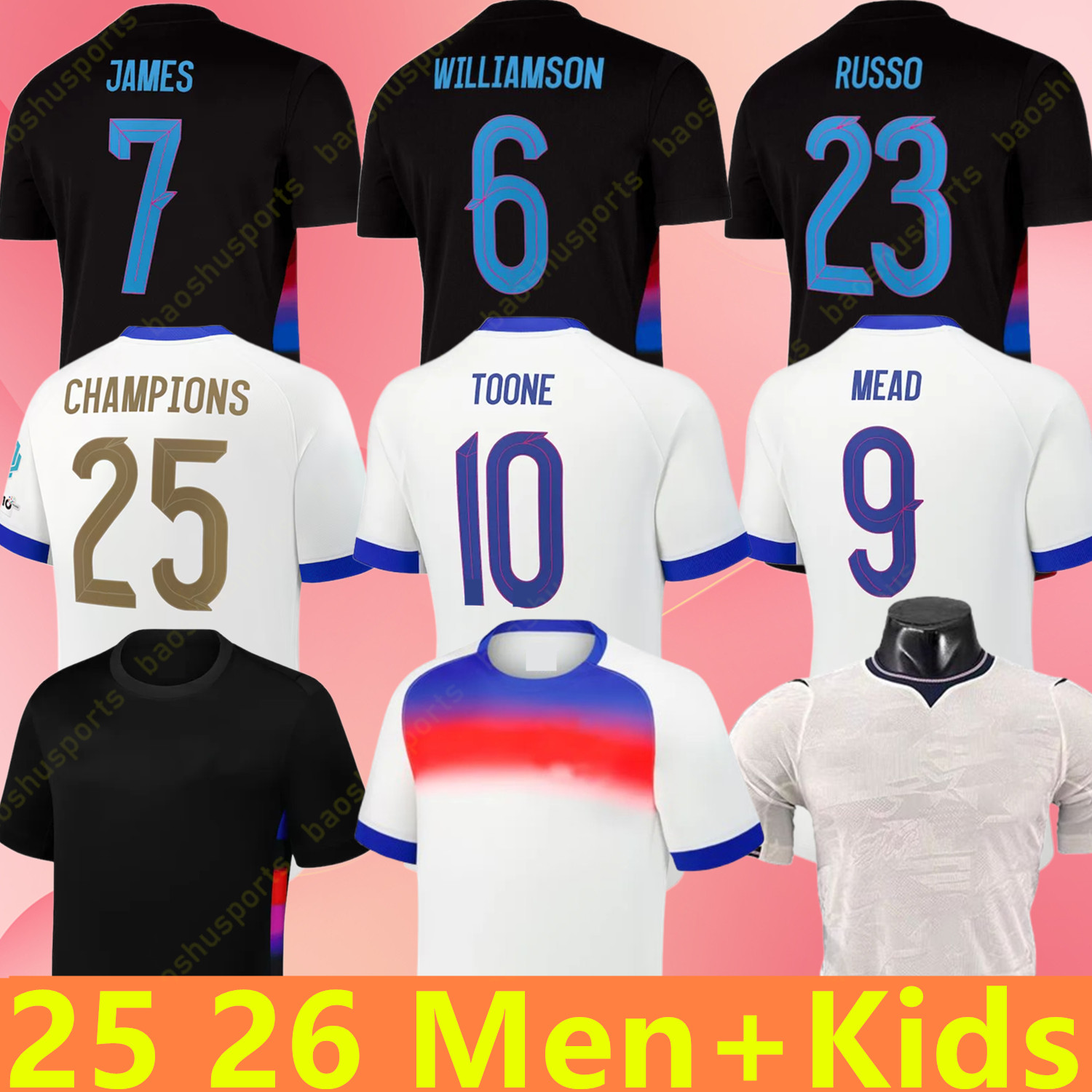 2025 2026 Football Shirts womens shirt Home away Soccer Jerseys Kit Kids set SAKA KANE BELLINGHAM PALMER Gibbs white Rice Gordon goalkeeper 25 26 Training Kit zez