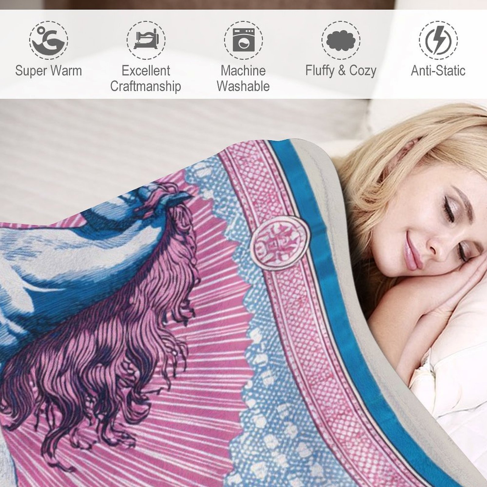H Designer Horse blanket blanket throw cashmere vibration blanket copert Home Travel Throw Summer Air Conditioner Beach home bedding blankets throws H