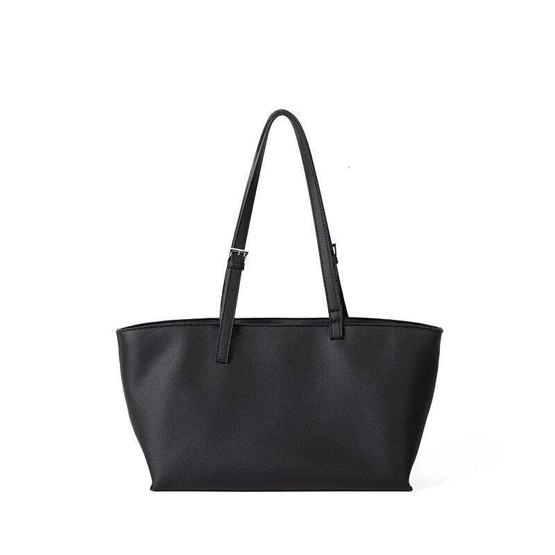 PU Leather Tote Bag Lightweight Large Capacity Women Shoulder Hasp Closure Casual Style Commuting Underarm Bags Suotong1025