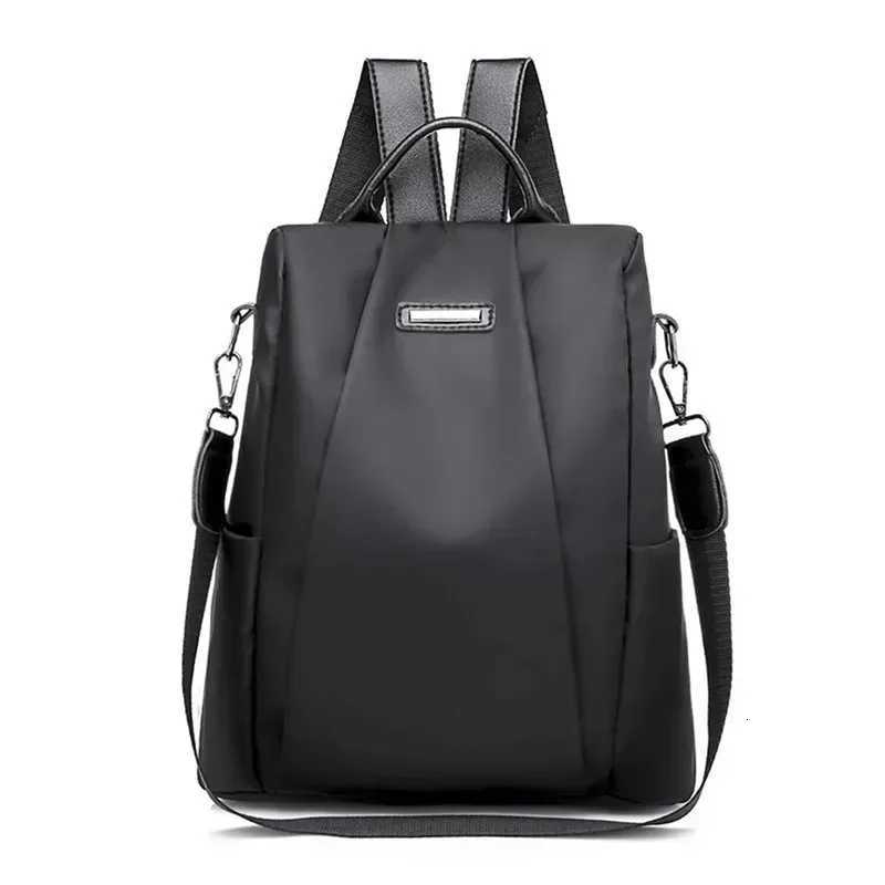 New womens fashionable multifunctional backpack solid color backpack detachable casual portable shoulder strap W251025