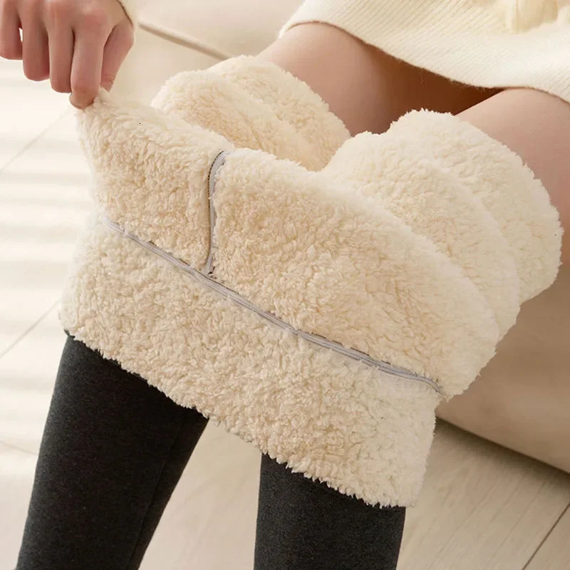 Thermal Leggings Women Winter High Waist Simplicity Plus Velvet Warm Pants for Woman Slim Elasticity Fleece Comfortable Leggins 251018