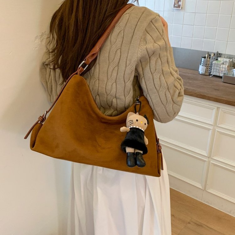 Kangaroo Letter Commuter Underarm for Women 2025 New Fashion High-end Tote Bag Large Capacity Single Shoulder