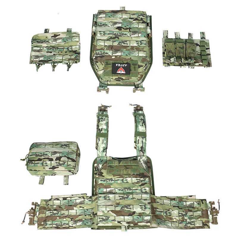 Camouflage Mol Tactic Vest Personal Protective Tactical Gear Ballistic Plate Carrier Tactical Vest quick rease Armor Vest Y251022