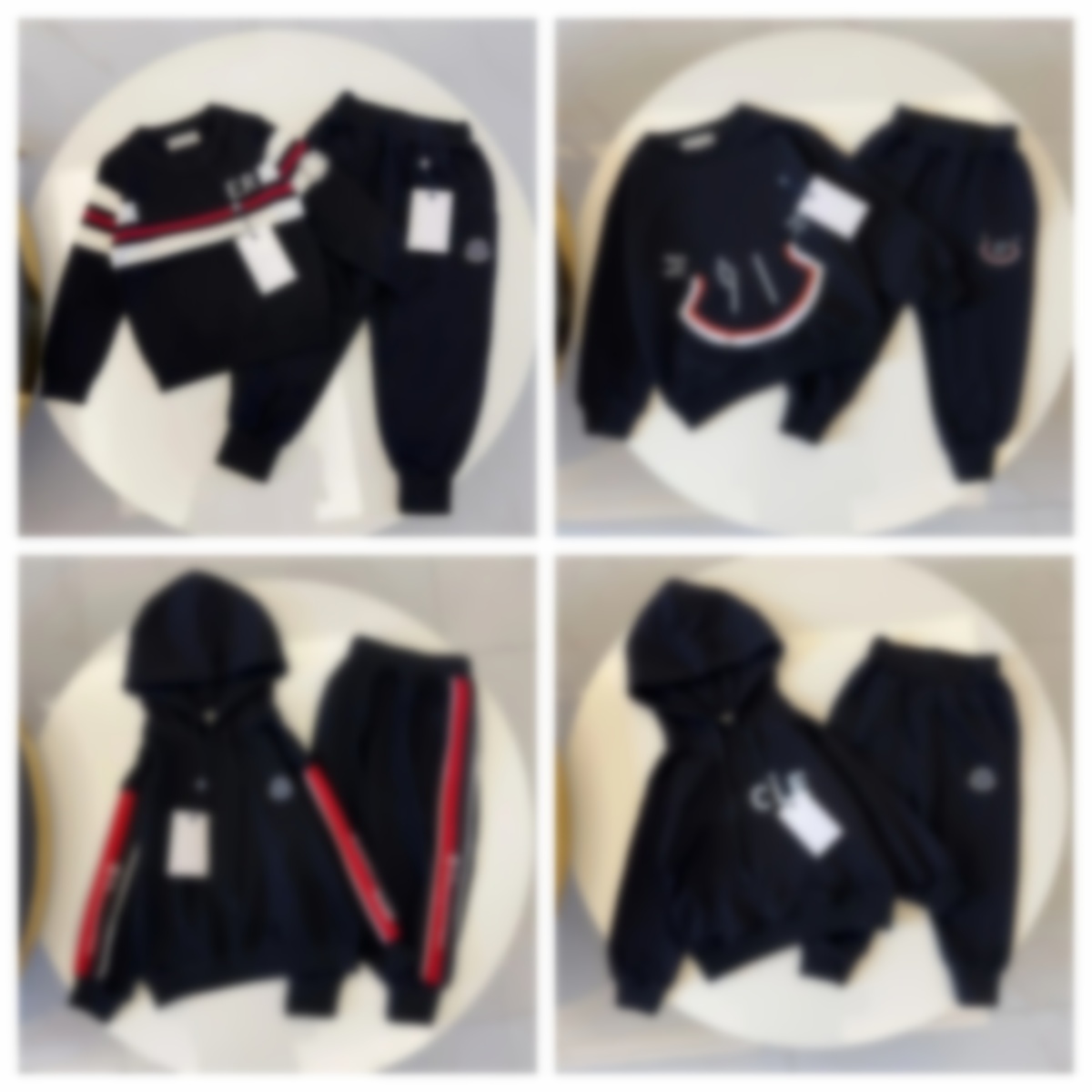 Top luxury hoodies for kid sweater sets kids designer clothes baby hooded tracksuit Long sleeved 100% cotton with letter son daughter school girl boy sets boy clothe