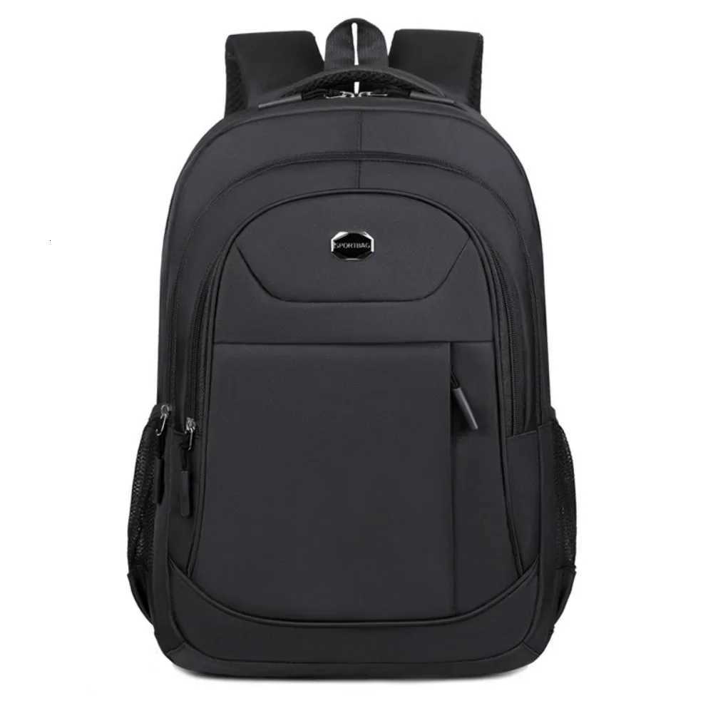 Classic Mens Business Backpack Largecapacity Student School Bag Oxford Waterproof Casual Travel Lightweight Laptop Backpack W251025