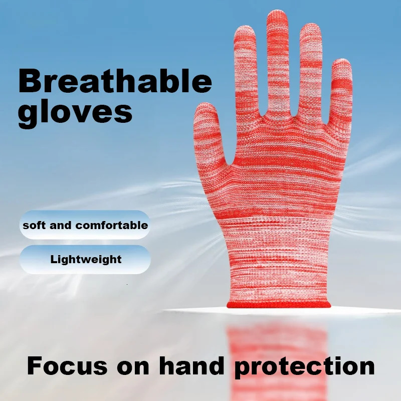 Womens Work Gloves Nylon Thickened HighDensity AntiSlip Breathable Durable Portable Safety Gloves for Labor Gardening 251021