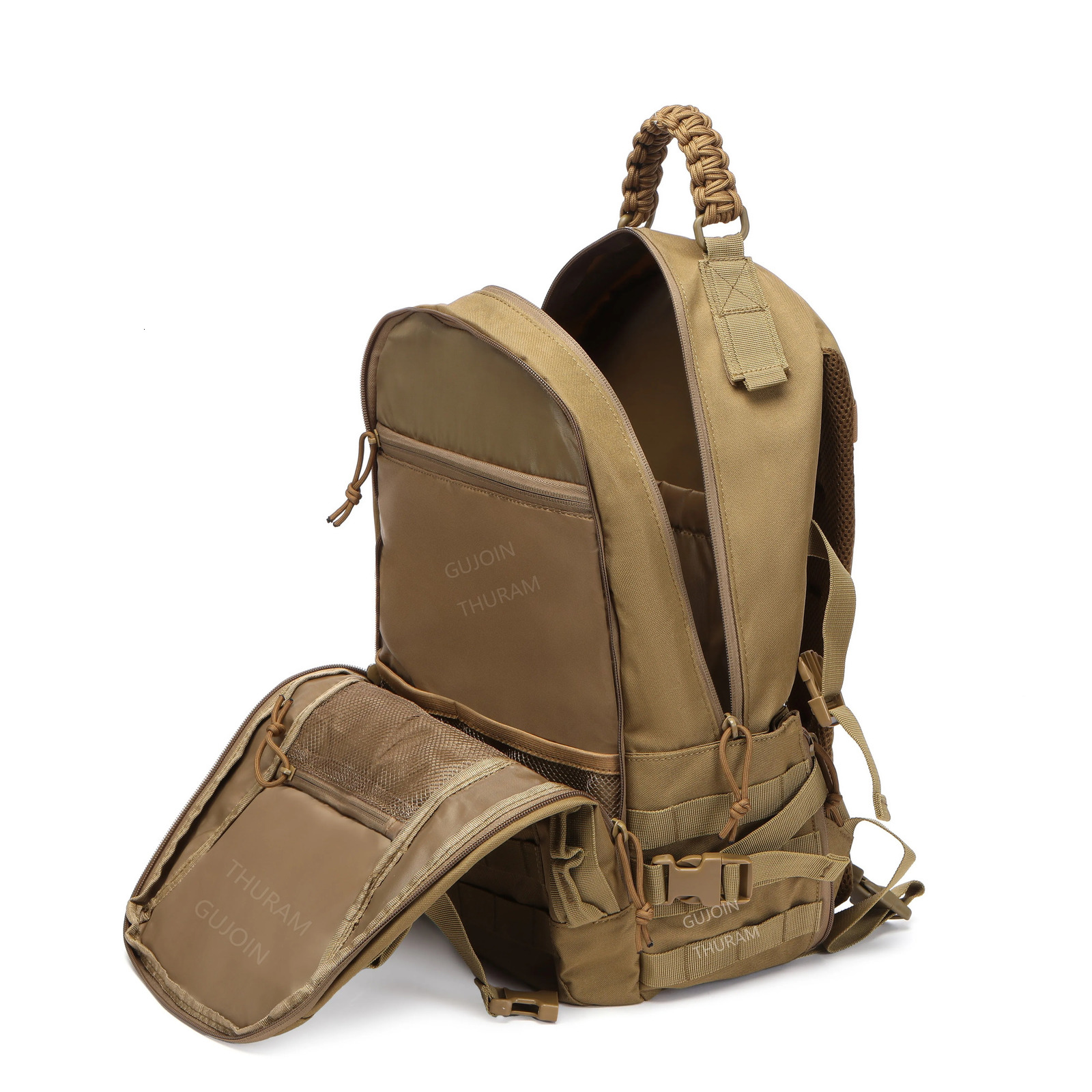 38L Tactical Backpack Style Large Capacity Waterproof Outdoor Rucksack with MOLLE System Hiking Camping Travel Bug Out Bag 251021
