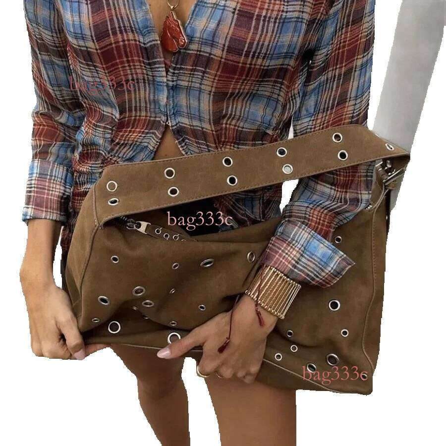 Spring Summer New High-End Hollow Out Underarm Single Shoulder Hole PU Leather Small Bag For Women Cowhide Woven Bag