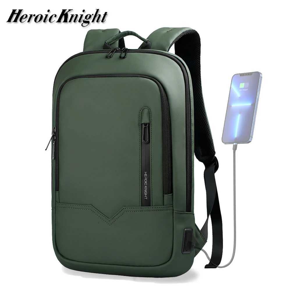 Heroic Knight Men Business Backpack Multifunction Slim Laptop Bags For Women outdoors Waterproof pack Aesthetic Backpack Design W251025