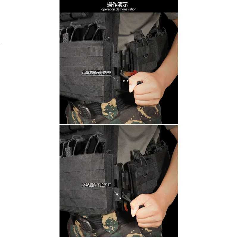 YAKEDA Quick disassbly training vest training vest outdoor equipment CS training equipment Y251022