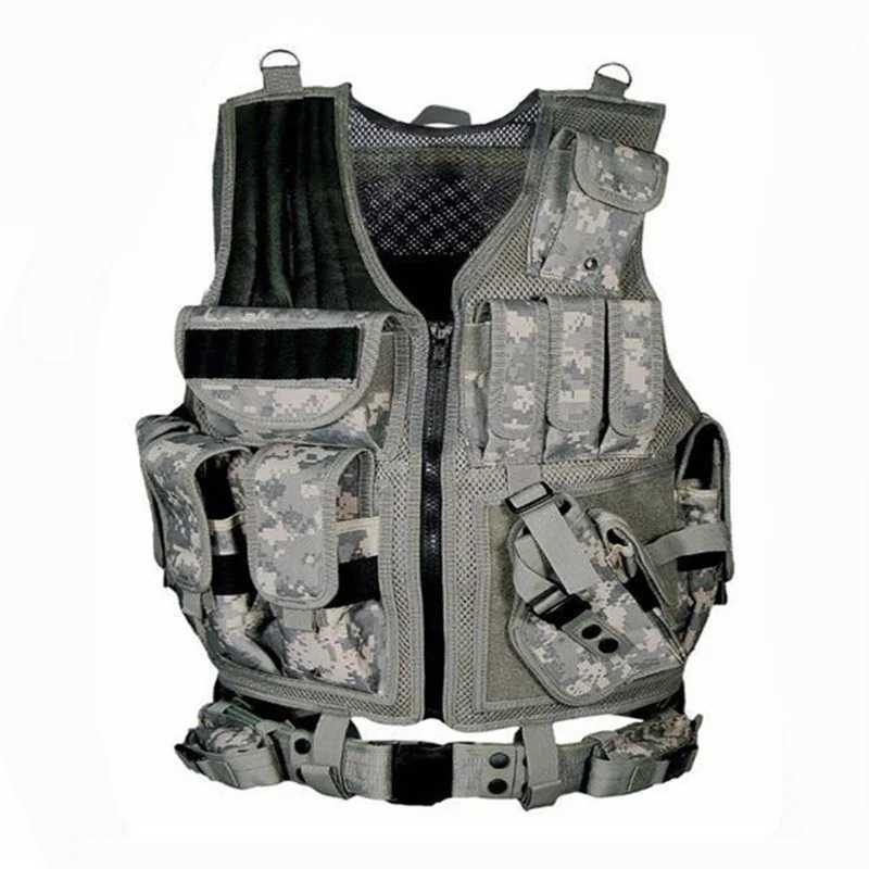 Outdoor Hunting Tactical Vest Training Combat Armor Vest Outdoor CS Game Airgun Training Protective Clothing Y251022