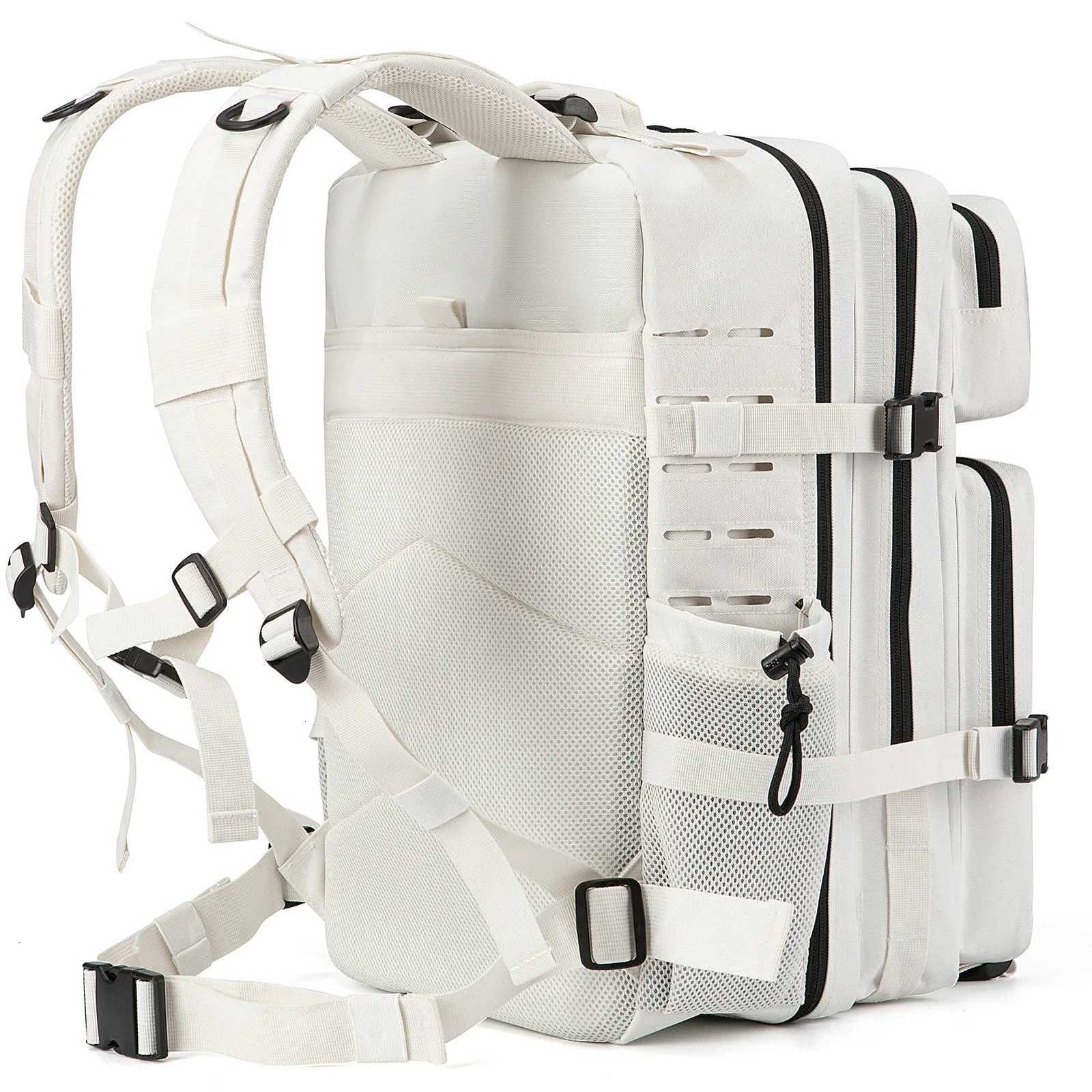 25L45L Mens and Womens Tactical Backpacks Outdoor Activities Small School Backpacks with Water Bottle Holder W251025