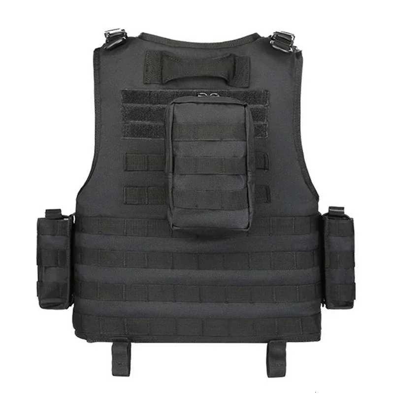 Outdoor Tactical Hunting Mol Vest Mens Multifunction Camouflage CS Wargame Body Hiking Tactics Training Protective Vest Y251022