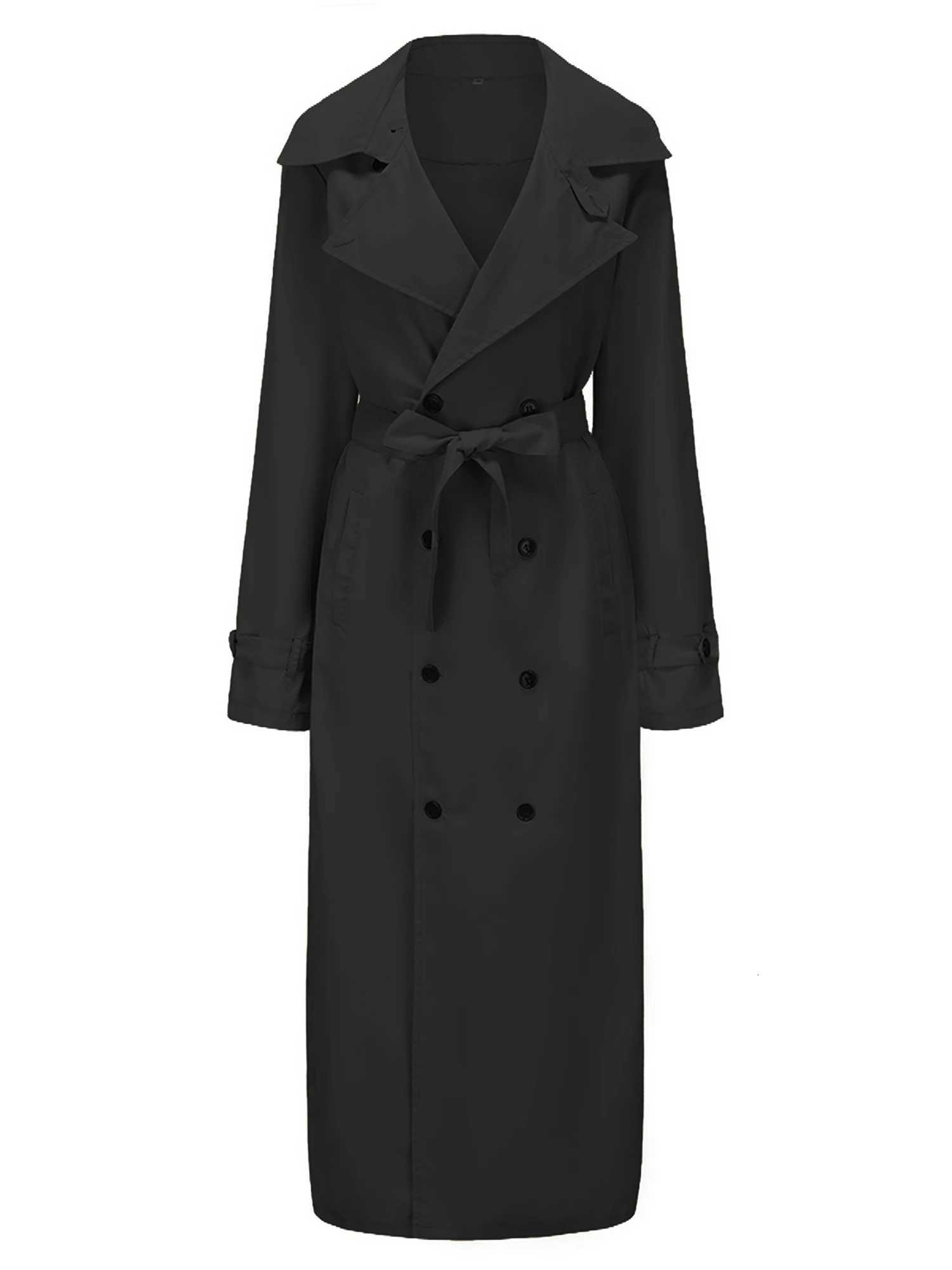Men s Classic Wool Blend Trench Coat with Removable Belt and Notched Lapel Collar Warm Winter Overcoat JacketT251025