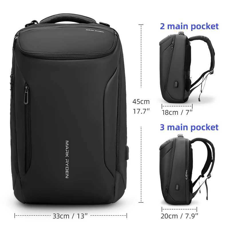 MARK RYDEN 17 inch Laptop Backpack For Men Travel Spacious Backpack Commuting COMPACTO PRO W251025