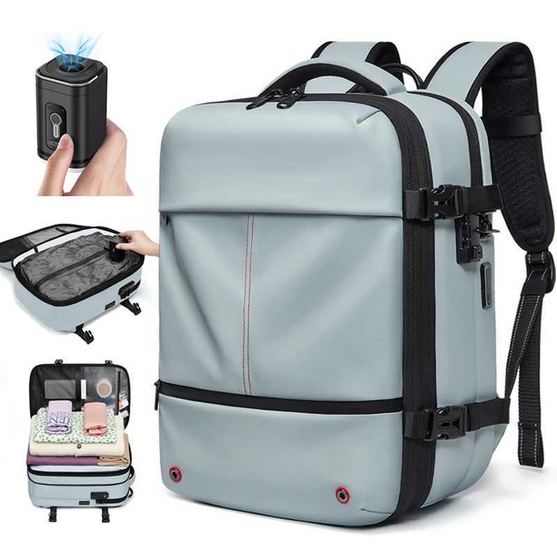 Travel Women Backpack 16 inch vacuum compression Laptop Backpack USB charging school Backpack Extended Hiking Business backpack W251025