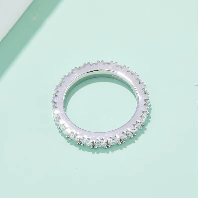 Factory Direct Selling for Womens 15mm Moissanite Fine Luxury Rings Trendy Fashion Jewelry Gift