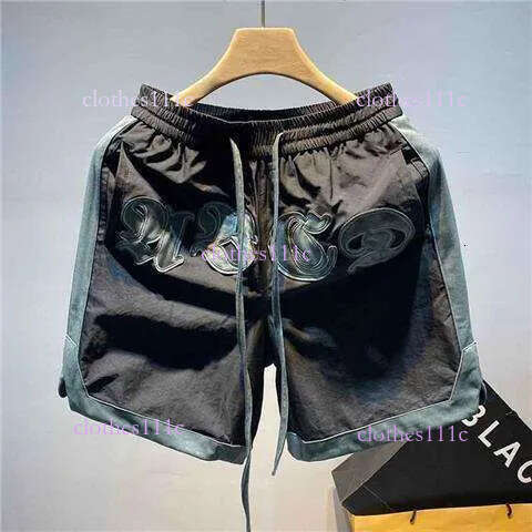 Letter Embroidery Ing Design Quick-Drying Basketball Summer Thin Fashion Trend Y2k Baggy High Street Shorts Men