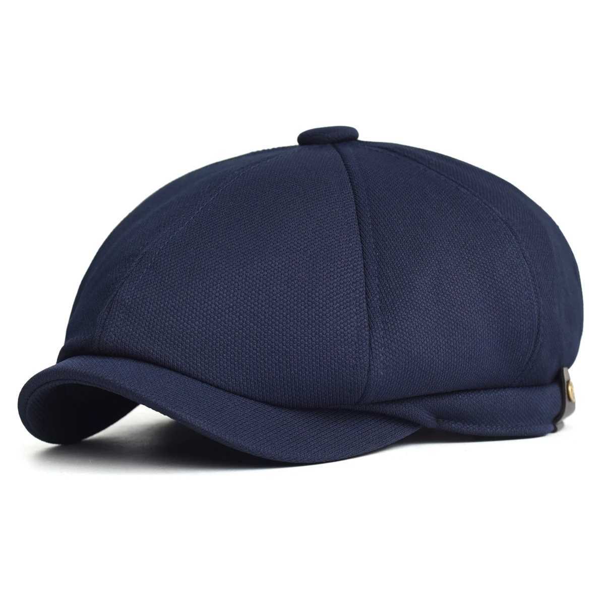 Spring Summer Casual Newsboy cs Breathable Outdoor Retro Beret Hats Octagonal Hat Fashion Solid Flat Cs Y251025