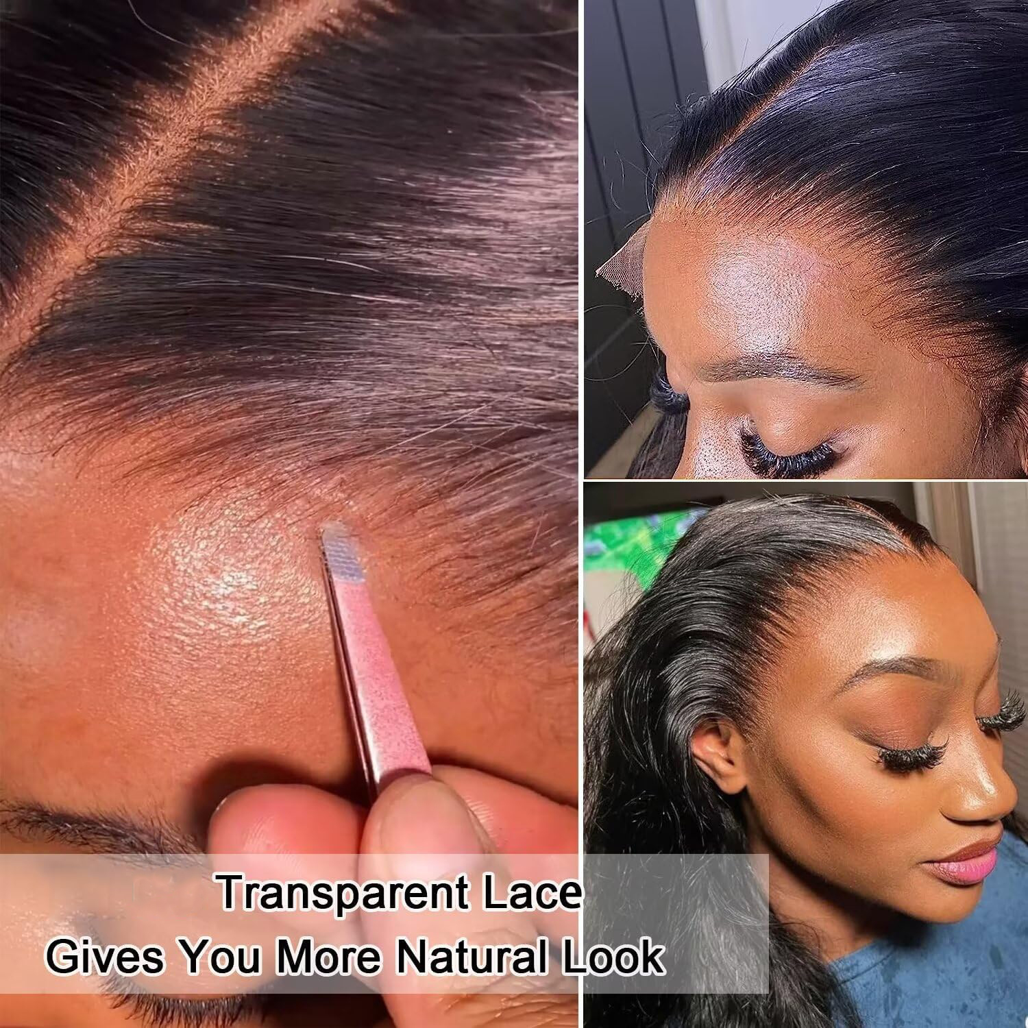 4x4 Body Wave Lace Closure 150 Density Unprocessed Virgin Human Hair Free Part 10-22 Inch Natural Black Pre Plucked Glueless Install