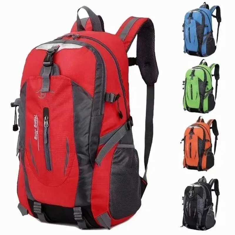 40L Outdoor Waterproof Large Capacity Hiking Bag Camping Backpack Travel Rucksack Nylon Bags Hiking Travel Bag W251025