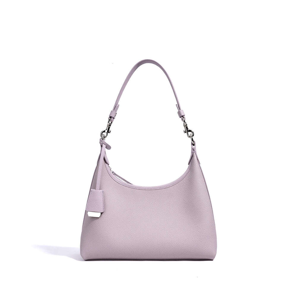 Luxury bag Spring New Niche Design Single Shoulder Elegant High end Simple Top Layer Genuine Leather Women s Gentle Crossbody Bag