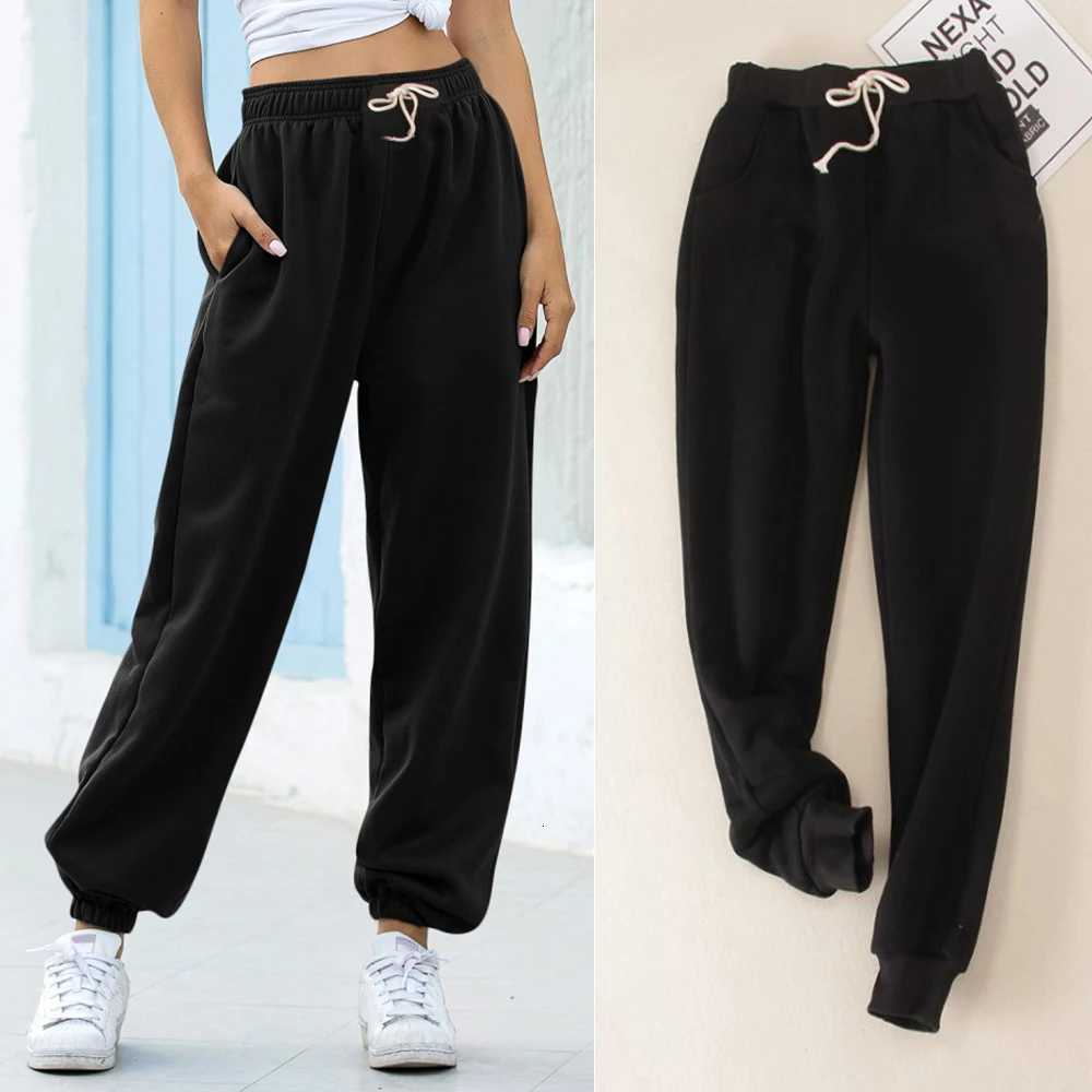 2022 Winter Warm Womens Pants Fleece Thicken College Students Sweatpants Girls Oversized Joggers 1 PC Enough For WinterT251025