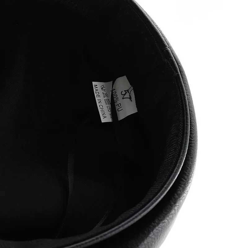 1pc Wen Punk Beret Hat with Black Rivet Punk Style Newsboy Warm Visor Beret Vintage Cabbie Csfor OutdoorDaily Use Gift Y251025