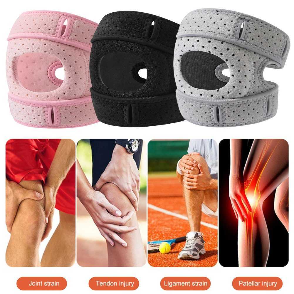 Patellar Stabilizing Knee Brace Knee Relief Support Wrap Adjustable Knee Compression Sleeve Tendon Support Patella Strap for Gym Y251024