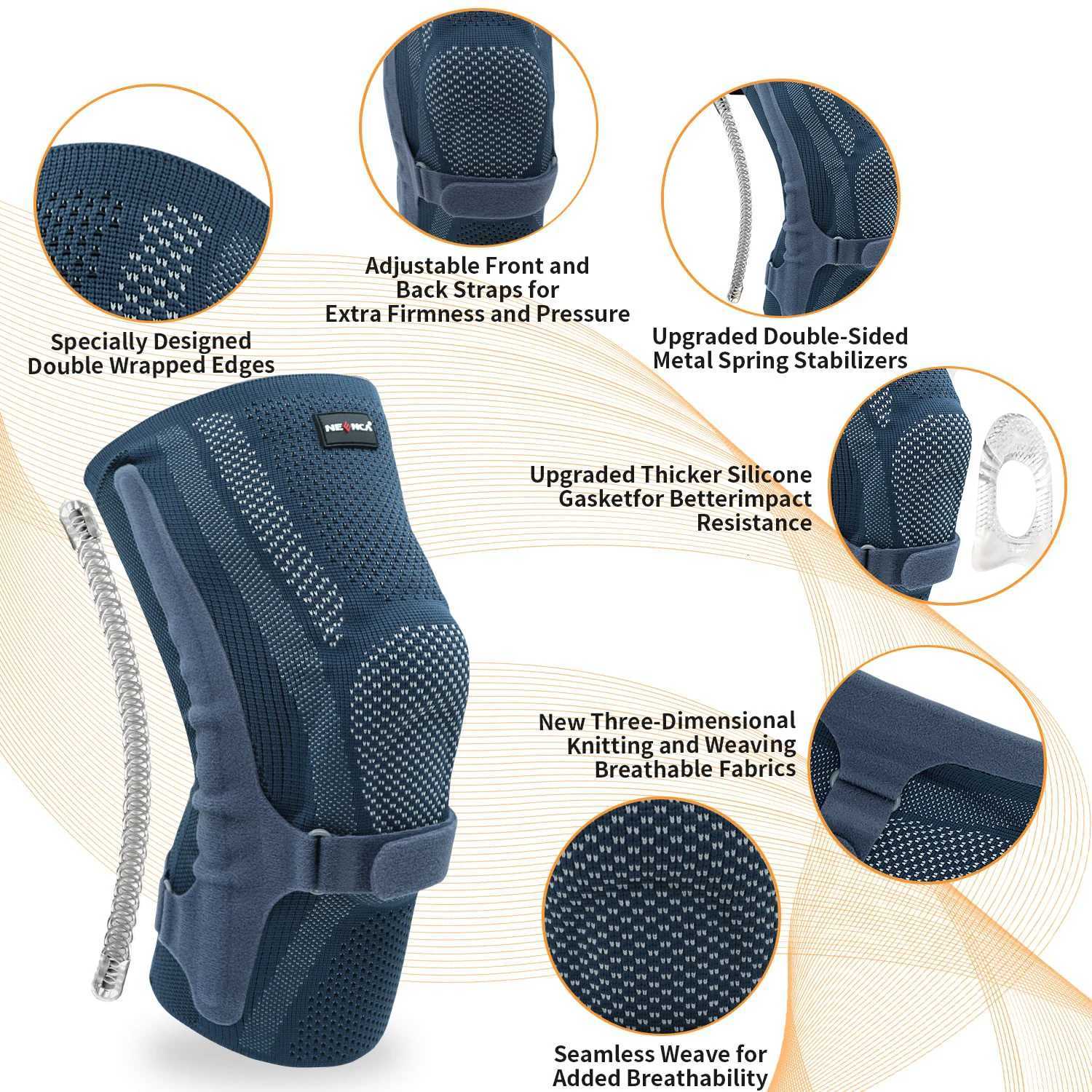 NEENCA Knee Brace with Patella Pad Side StabilizersKnee Compression Sleeve Support for Women and Men ACLPCL Running Sports Y251024