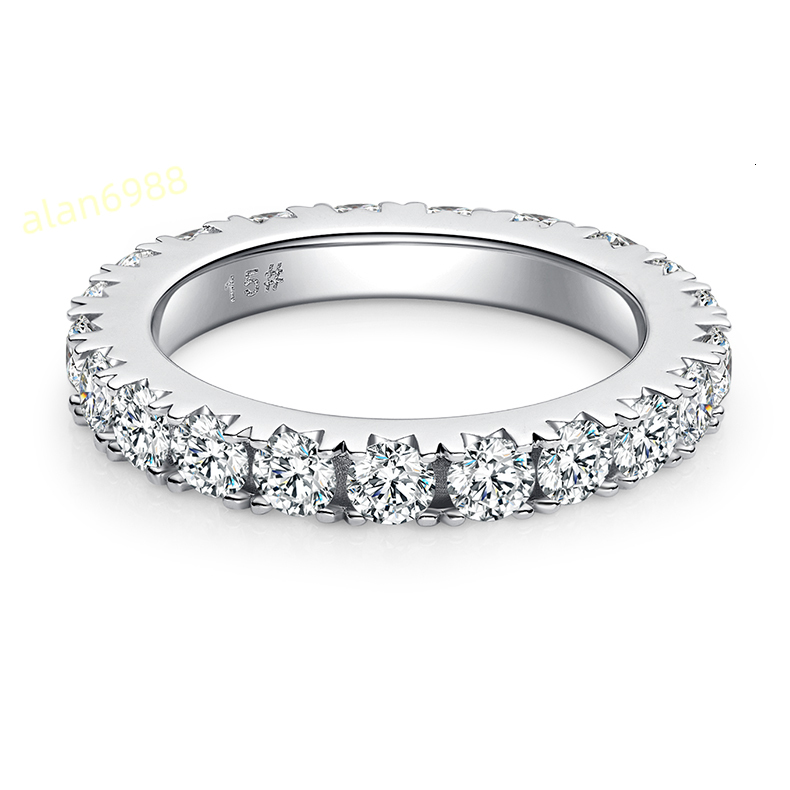 Factory Direct Selling for Womens 15mm Moissanite Fine Luxury Rings Trendy Fashion Jewelry Gift