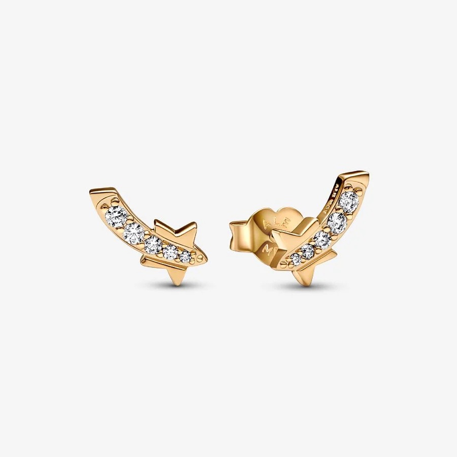 Fashion Women Girls Silver Gold Stainless Steel Round White Zircon Flower Butterfly Heart Circle Letter Stud Hoop Earrings Jewelry H260129