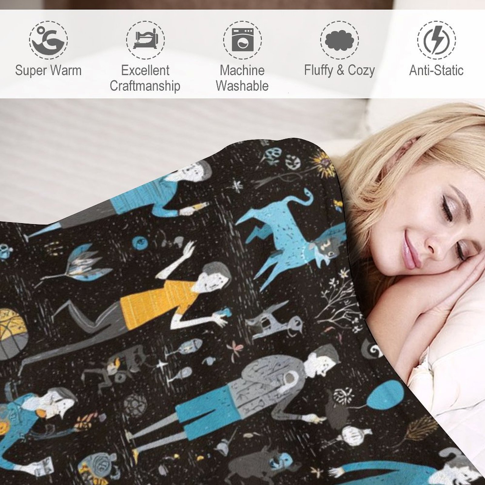 Designer Blackboard blanket blanket throw cashmere vibration blanket copert Home Travel Throw Summer Air Conditioner Beach home bedding blankets throw