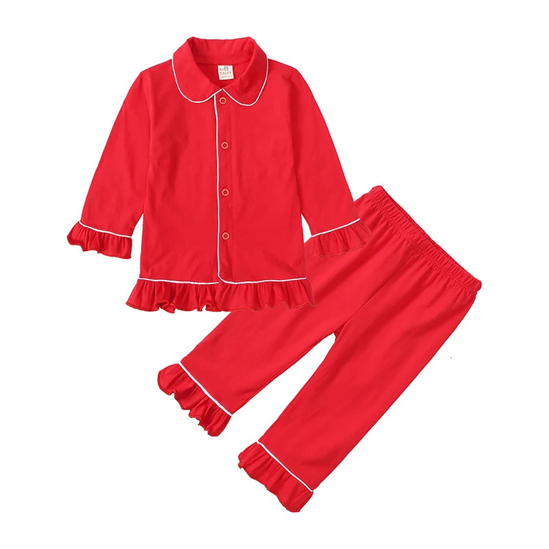 Christmas Family Matching Kids Boys Girls Pajamas Set Cotton Women Sleepwear Custom Print Family Matching Loungewear 251023