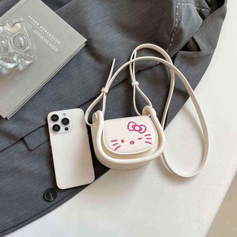 New Fashion Cartoon Children's Bag Cute Cat Parent Child Matching Mini Coin Wallet Outdoor Leisure Single Shoulder Crossbody Bag