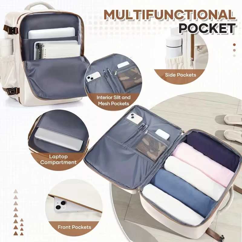 Notebook Backpack Travel 40x30x20 Ryanair Laptop Bag Men Women Business Waterproof Cabin Bag Carry ons Backpack School Bag W251025
