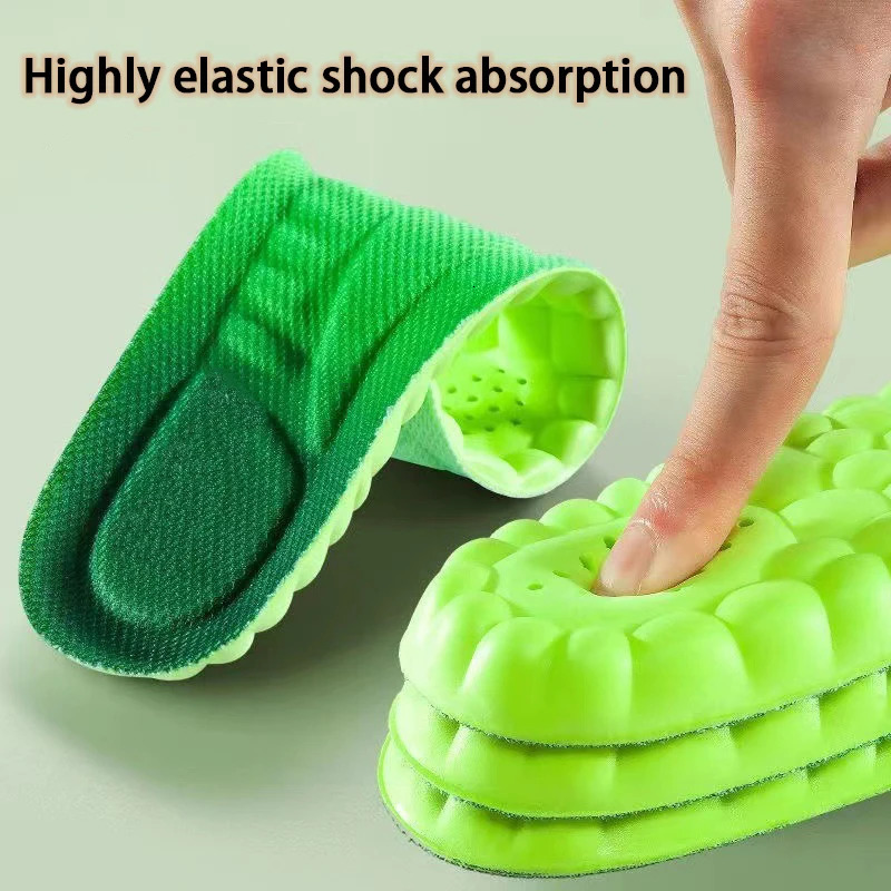 1 pair elasticity sports insoles Wormwood antiodour Breathable comfortable soft insoles sneakers Shockabsorbing insoles251020