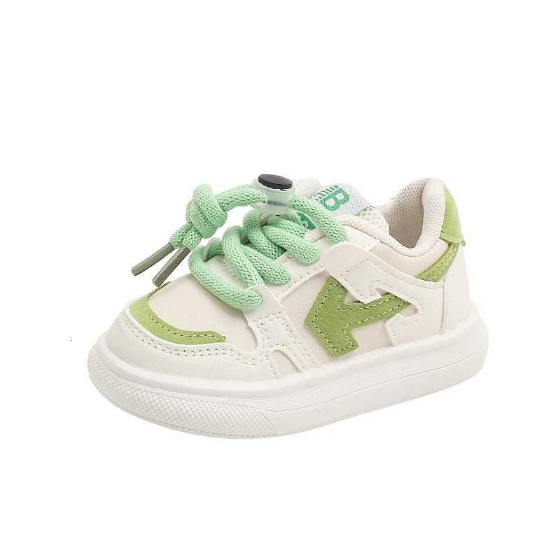 Girls Sports Shoes 2024 New Childrens Leather Casual Shoes Versatile Boys and Babies s skate shoesT251025 S251027