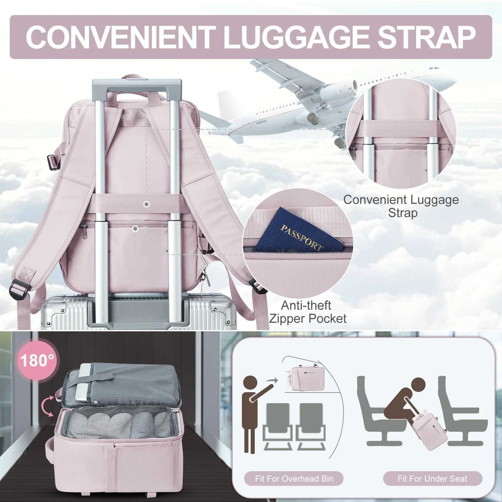 Womens Backpack Travel Suitcase Cabin Bag Aircraft Ryanair 40x20x25 Airplane Travel Bag Men Laotop Backpack Wizzair Carry On W251025
