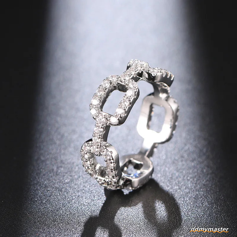 Sterling Sier CZ Ring Set - Elegant Cubic Zirconia Wedding Band For Women And Men Ddmymaster