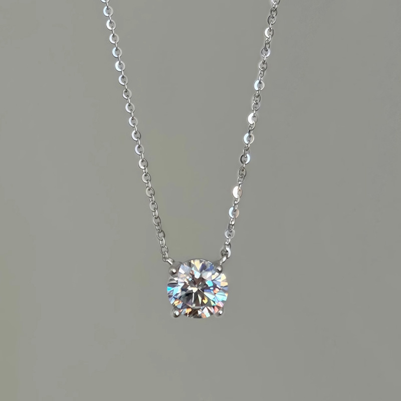 Pendant Necklace Designer luxury Moissanite necklace Chocker for Women men Exquisite Fashion High End Niche Design 925 silver Festival vacation gift