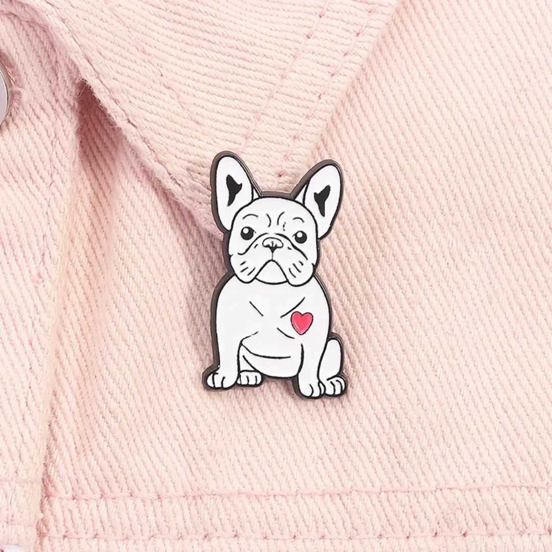 Cartoon Dog Enamel Pins Pet Brooch Cartoon Lapel Metal Alloy Animal Badge on Backpack Jewelry Decoration Gift Custom J251115