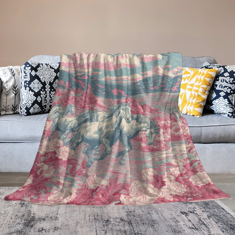 H Designer Horse blanket blanket throw cashmere vibration blanket copert Home Travel Throw Summer Air Conditioner Beach home bedding blankets throws H