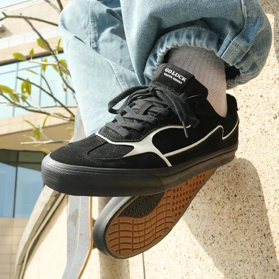 Goluck Casual Walking Shoes Suede Sneakers Mens Womens Skateboard shoes comfy durability cushioning trainers 251023CJ