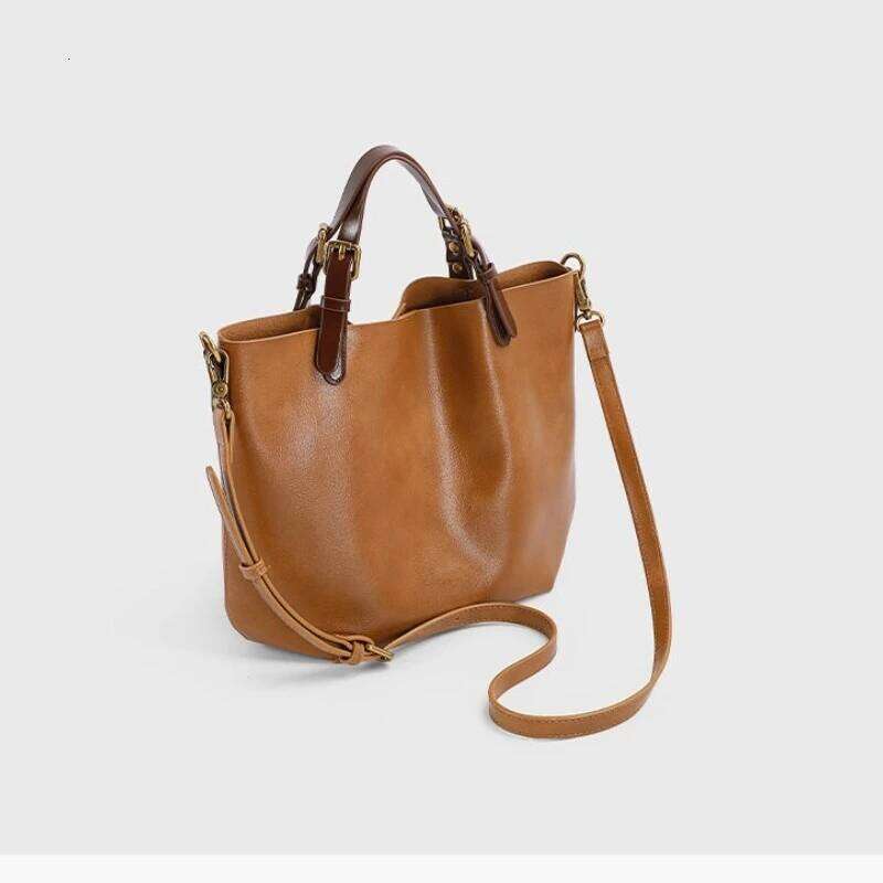 Jonlily Women Genuine Leather Shoulder Female Handbag Totes Casual Crossbody Small Daybag Commuter Bag Purse -Kg2022 Suotong1025