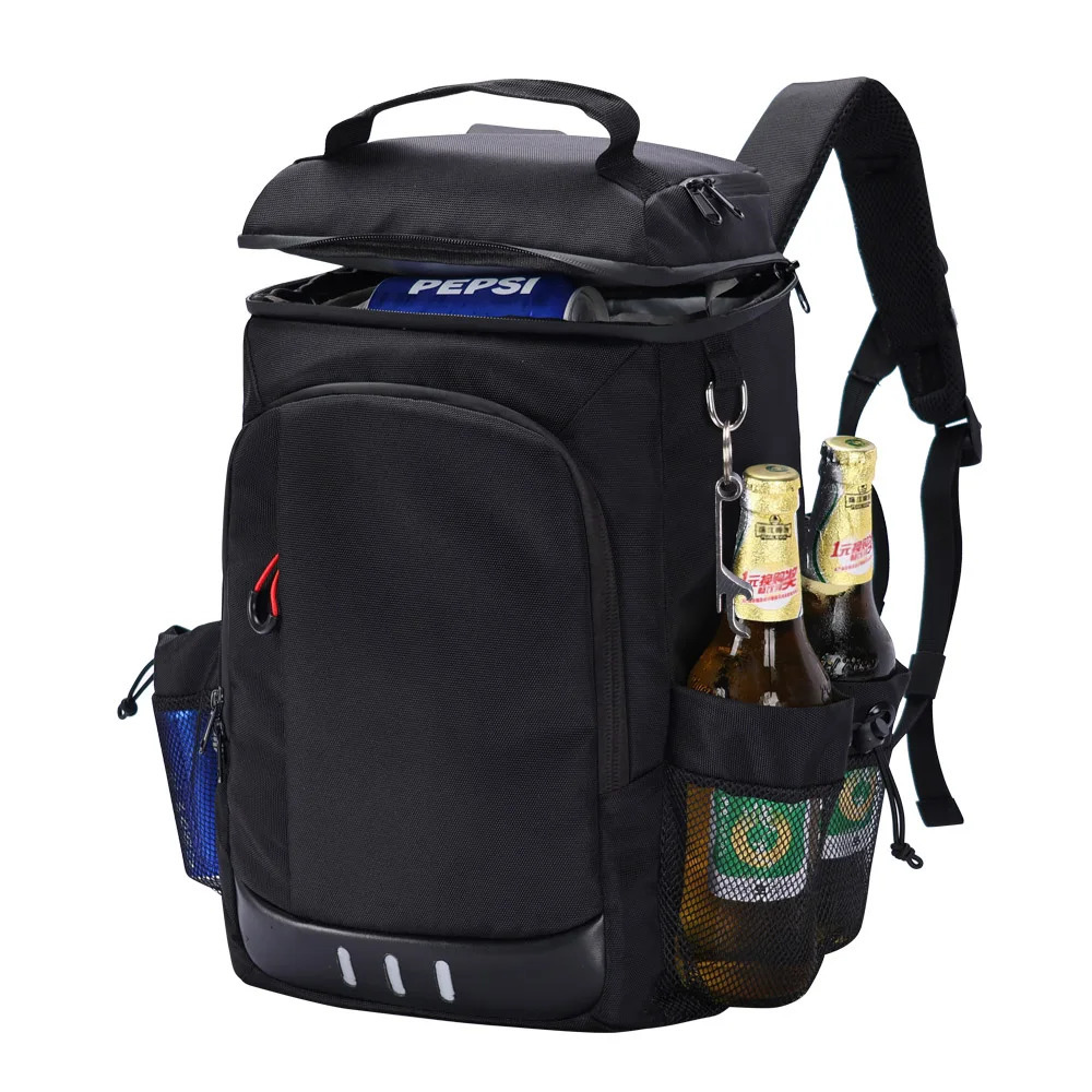 Picnic Cooler Bag Large Capacity Camping Meal Hikking Thermal Backpack with Bottle Opener Leakproof Insulated Lunch 251018