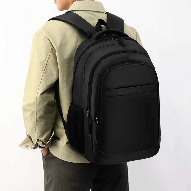 Largecapacity backpack laptop bag featuring a 156inch tablet pocket and zippered pockets utilizing antifading technolog W251025