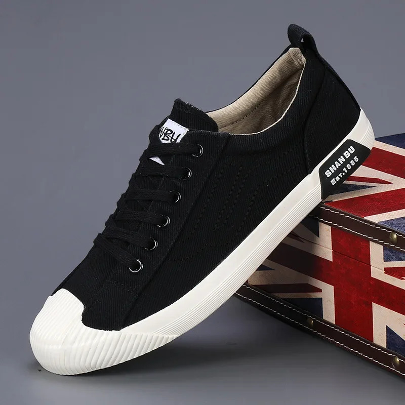Men Canvas Shoes Comfy Allmatch Sneakers Men Autumn Breathable Casual Walking Shoes Outdoor Sports Loafers Vulcanized Shoes 251023